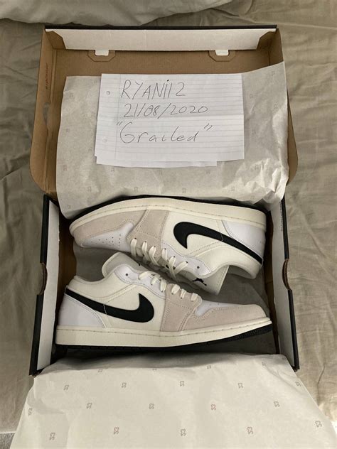 Nike Air Jordan 1 Low Sail Astrograbber Grailed