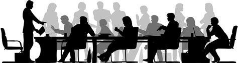 Meeting Png Images - Meeting Silhouette Clipart - Large Size Png Image - PikPng