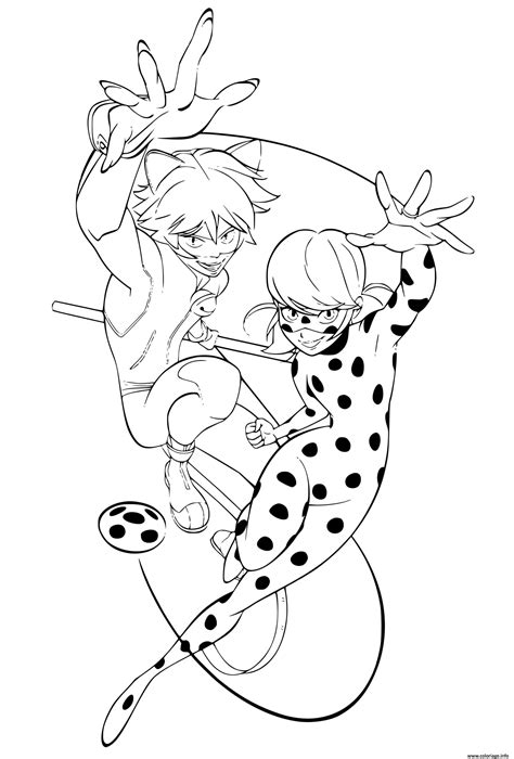 Coloriage Miraculous Les Heros