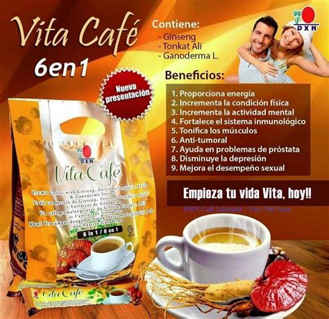Vita Café 6 En 1 - Dxn (3 Bolsas) | MercadoLibre