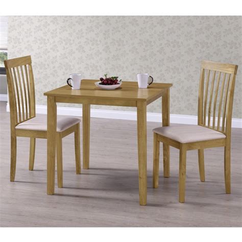 Table can seat six comfortably while round shape gives table a cozy, more conversational feel. New Haven Small 2 Seater Dining Table in Light Oak 75cm x ...