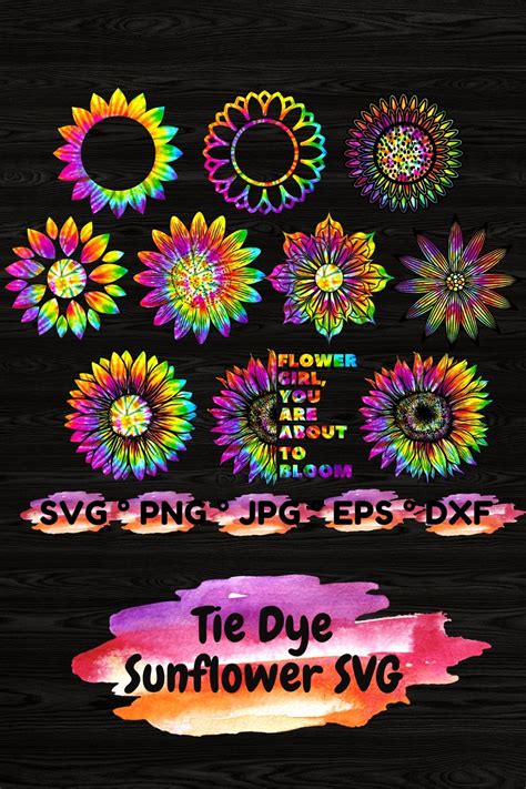 Free Free 319 Rainbow Sunflower Svg SVG PNG EPS DXF File