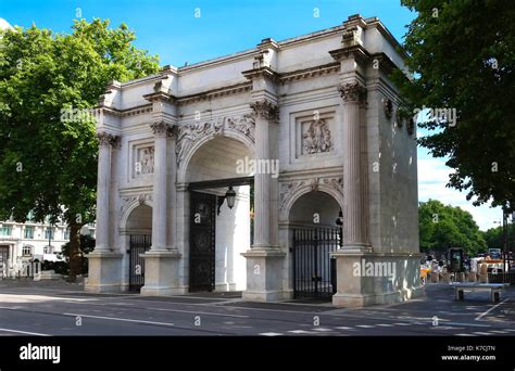 The Marble Arch Londonengland Stock Photo Alamy