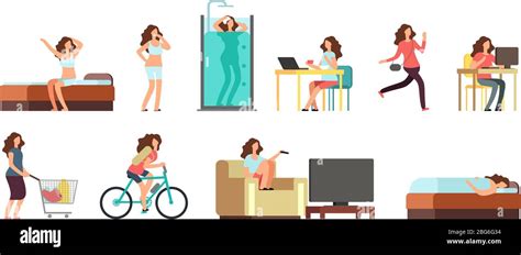 Woman And Coffee And Exercise Cut Out Stock Images And Pictures Alamy