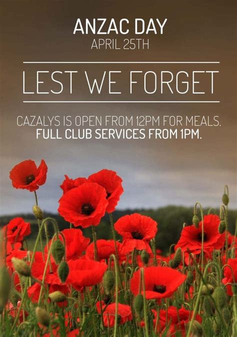 When is & how many days until anzac day (australia) in 2021? Anzac Day Opening Hours - Cazalys