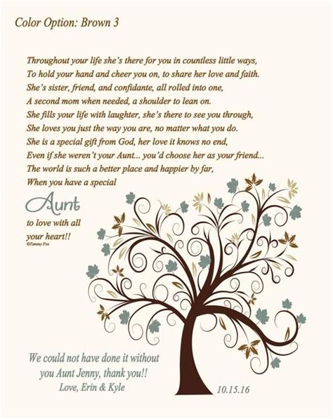 ts for aunts aunt poem christmas t for aunt aunt birthday t aunt thank you print personaliz