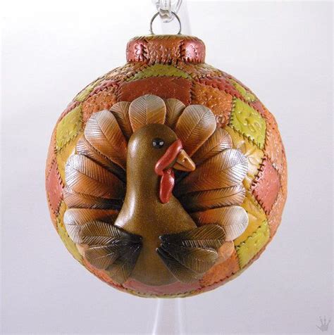 Maybe you would like to learn more about one of these? Thanksgiving Ornament with Turkey | Etsy | Ornaments ...