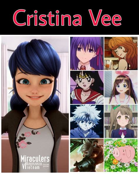 VOICE ACTOR: CRISTINA VEE | Cristina vee, Sailor mars, Marinette