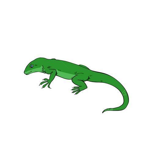 Cartoon Style Green Lizard Clipart Lizard Clipart Lizard Clip Art
