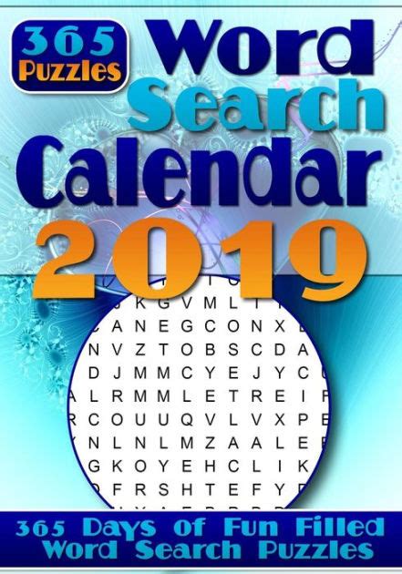Word Search Calendar 2019 Word Search A Day 365 Word Search Puzzles