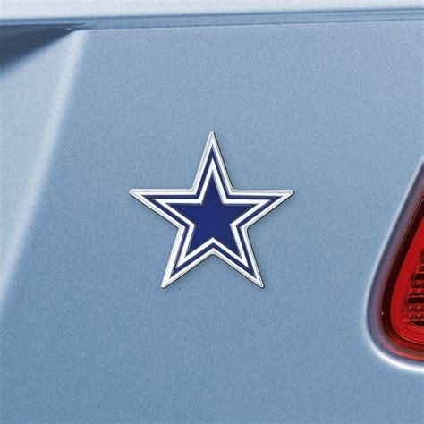 Nfl Dallas Cowboys Emblem Chrome Fanmats Sports Licensing