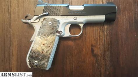 Armslist For Sale Kimber Super Carry Pro With Custom Burlwood Grips