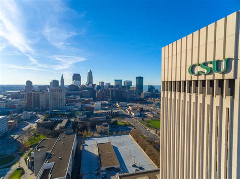 Cleveland State University A Birds Eye View Of Clestate Ever Wonder