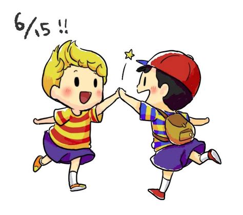 Lucas And Ness Mother 3 And Earthbound Mother Games Super Smash Brothers Super Smash Bros