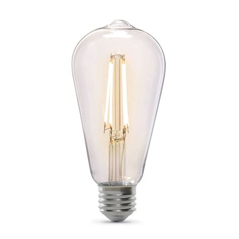Feit Electric 60 Watt Equivalent St19 Vintage Filament Dimmable Led
