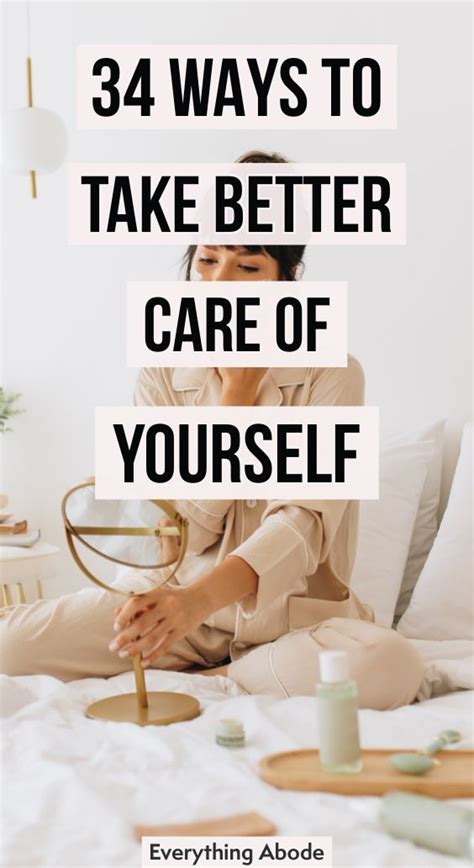 34 Daily Self Care Ideas To Take Better Care Of Yourself Artofit