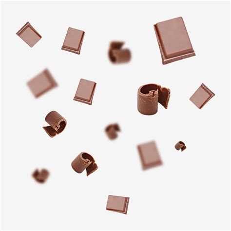 Chocolate Pieces Hd Transparent Milk Chocolate Pieces Falling
