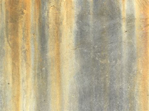 Concrete Wall With Rust Stains Covering Surface Free Textures
