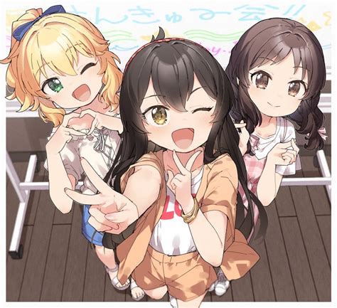 Tachibana Arisu Sakurai Momoka And Matoba Risa Idolmaster And More Drawn By Yukie Kusaka