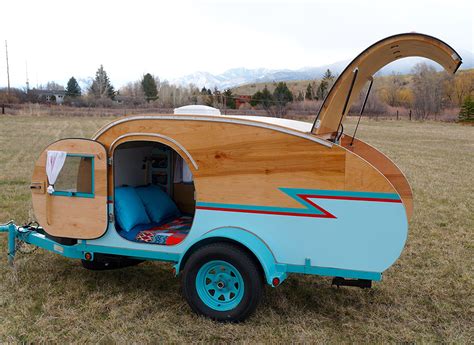 If you build your own camper van you can also have a vehicle that exactly meets your needs, especially useful if you are using your vehicles for sports, such as motorcross or. Montana Artists Build Teardrop Trailer From Recycled Auto Parts