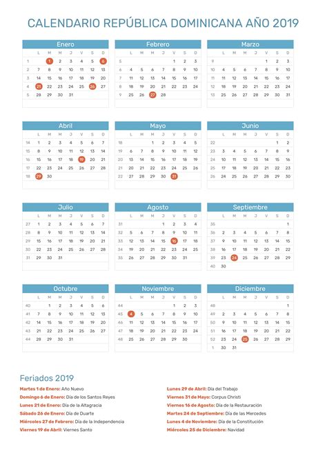 Calendario Dias Festivos 2020 Republica Dominicana