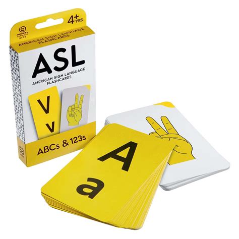 Asl Flashcards Abcs And 123s Eflc 501