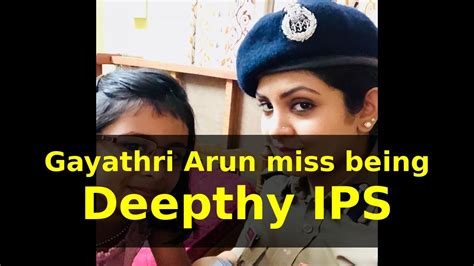 Gayathri Arun Misses Her On Screen Character Deepthy Ips From
