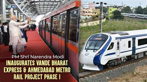 pm modi inaugurates vande bharat express and ahmedabad metro rail project phase i bjp live