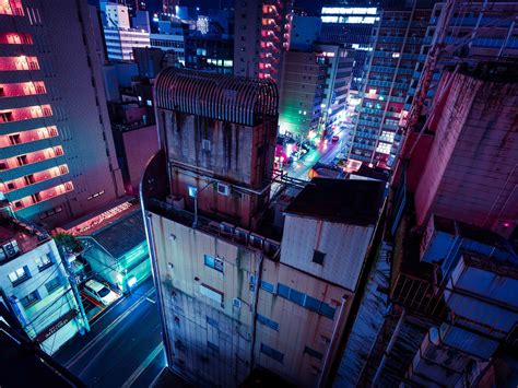 Night Cityscapes Inspired by a Dystopian Future - Fubiz Media