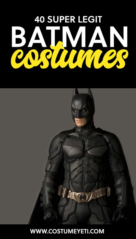 40 Super Legit Batman Costumes All Styles Costume Yeti