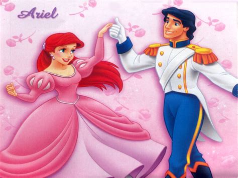 Cartoon Corporation Princess Ariel And Prince Eric