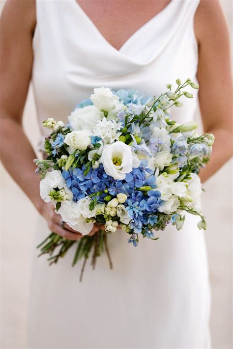Beautiful Bouquets That Can Double As Your Something Blue In