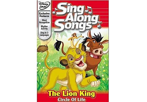Disney Sing Along Songs Lion King Circle Of Life Dvd Music In Motion
