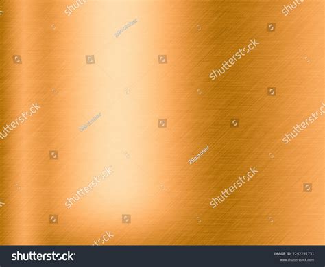 Gold Brushed Metal Texture Background Stock Illustration 2242291751