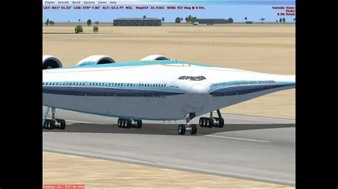 Fsx The New Boeing 797 Landing Youtube