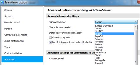 Now the solution to this issue is to either change the port selection for the webserver or alternatively change the port definied in teamviewer. Change Teamviewer Language - Ungeek Traveler