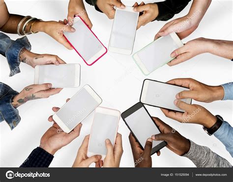Hands Holding Mobile Phones Stock Photo By ©rawpixel 151525094