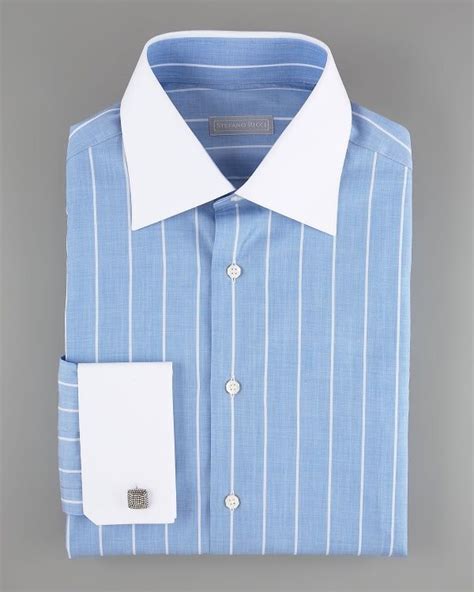 stefano ricci contrast collar blue dress shirt contrast collar shirt contrast collar dress