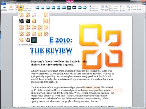 Microsoft Word 2010 Review