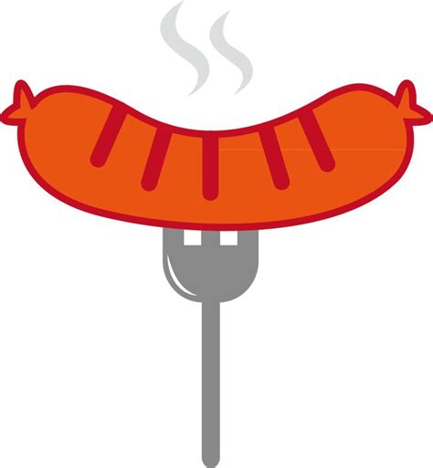 Hot Dog Sausage Bun Barbecue Cartoon Sausage Cartoon 1226x1329