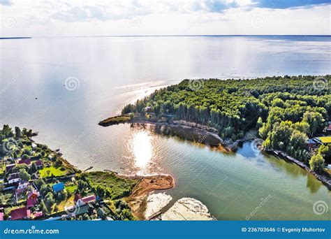 Summer Landscape With A River The Razdelnaya And Ob Rivers Stock Photo