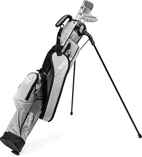 Amazon Com Sunday Golf Lightweight Sunday Golf Bag With Strap And Stand Easy To Carry And