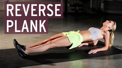 Reverse Plank Xfit Daily Youtube