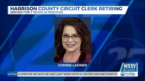 Harrison County Circuit Clerk Connie Ladner Announces Retirement Wxxv News 25