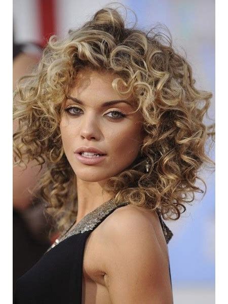 So definitely do not hesitate to cut your hair short. Spanish Blonde curly medium synthetic hair capless wigs ...