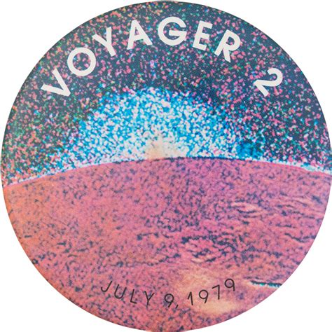 Dark Voyager Voyager 2 July 9 1979 2 12 Pinback Button Transparent