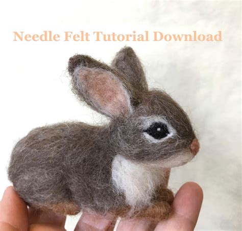 Claudia Marie Felt How To Make A Needle Felted Bunny