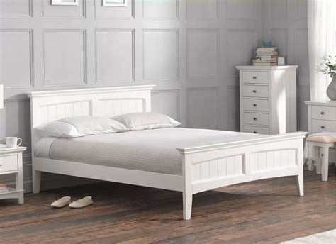 House of oak offers solid oak bedroom furniture in a range of styles to suit your taste. Pippa White Wooden Bed Frame | White bed frame, White ...