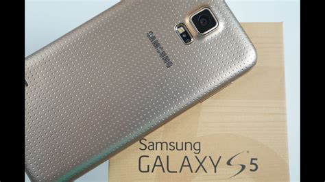 Gold Samsung Galaxy S5 Unboxing And Review Youtube