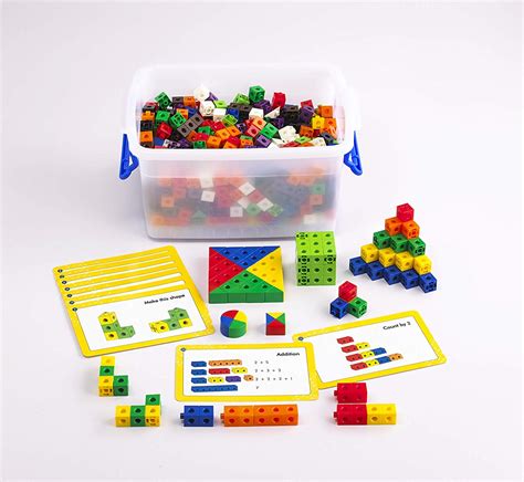 Edx Education 54009 Linking Cube Classroom Set 2 Cm Pack Of 500 Toptoy